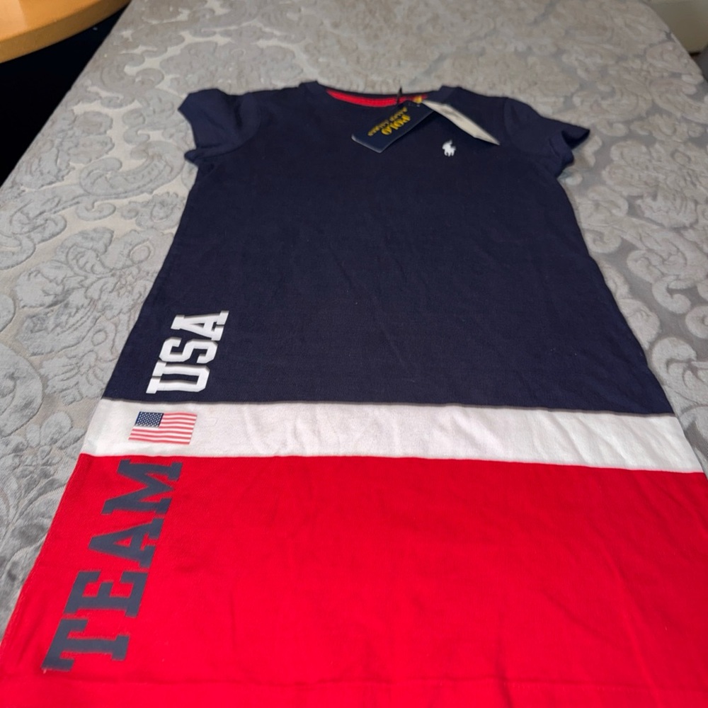 Ralph Lauren Navy, White, & Red Olympic Team USA dress Sz: S(7)